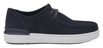 Clarks Courtlite Suede Ανδρικά Casual Παπούτσια Μπλε