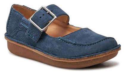 Clarks Γυναικείες Μπαλαρίνες σε Μπλε Χρώμα