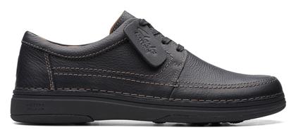 Clarks Nature 5 Lo Δερμάτινα Ανδρικά Casual Παπούτσια Μαύρα