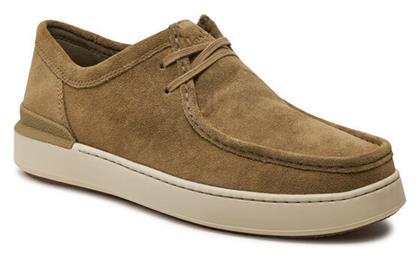 Clarks Suede Ανδρικά Μοκασίνια σε Μπεζ Χρώμα