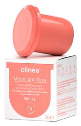 Clinea Moonlight Glow Refill Gel Προσώπου Νυκτός για Αντιγήρανση & Λάμψη 50ml