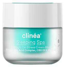 Clinea Sleeping Spa Κρέμα-Μάσκα Προσώπου Νυκτός De-Stress με Υαλουρονικό Οξύ 50ml από το Pharm24