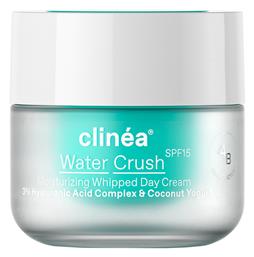 Clinea Water Crush 48ωρη Κρέμα Προσώπου Ημέρας με SPF15 για Ενυδάτωση με Υαλουρονικό Οξύ 50ml από το Pharm24