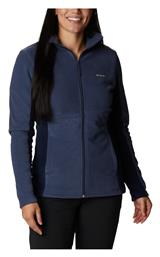 Columbia Basin Trail Iii Full Fleece Γυναικεία Ζακέτα με Φερμουάρ σε Navy Μπλε Χρώμα