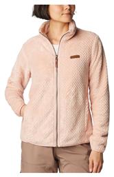 Columbia Fleece Γυναικεία Ζακέτα με Φερμουάρ σε Ροζ Χρώμα