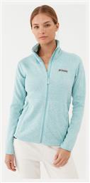 Columbia Full Fleece Γυναικεία Ζακέτα με Φερμουάρ Πράσινο