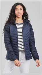 Columbia Κοντό Γυναικείο Puffer Μπουφάν για Χειμώνα Navy Μπλε