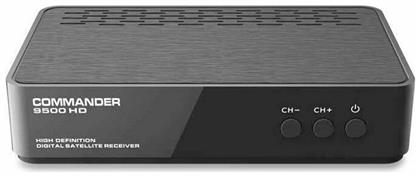 Commander Δορυφορικός Αποκωδικοποιητής 9500HD HD (720p) DVB-S2 σε Μαύρο Χρώμα