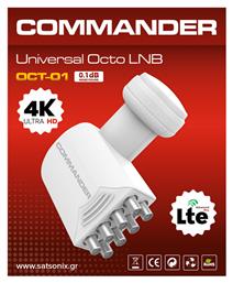 Commander OCT-01 LNB 8 Εξόδων 0.1dB από το e-shop