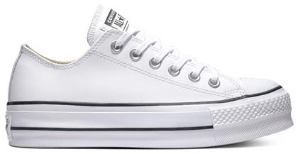 Converse Chuck Taylor All Star Lift Clean Low Top Flatforms Sneakers White / Black