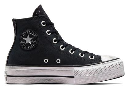 Converse Chuck Taylor All Star Lift Platform Γυναικεία Sneakers Black / Silver