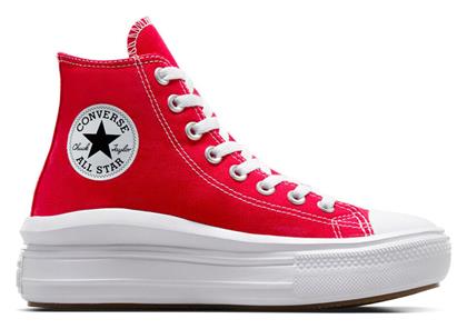 Converse Chuck Taylor All Star Move Γυναικεία Flatforms Sneakers Red / White / Gum