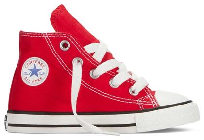 Converse Chuck Taylor All Star Παιδικά Sneakers High Κόκκινα