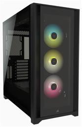 Corsair iCUE 5000X RGB Gaming Midi Tower Κουτί Υπολογιστή Μαύρο