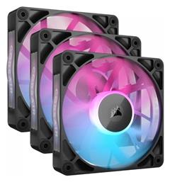 Corsair iCue Link RX120 Case Fan με RGB Φωτισμό και Σύνδεση 4-Pin PWM 3τμχ