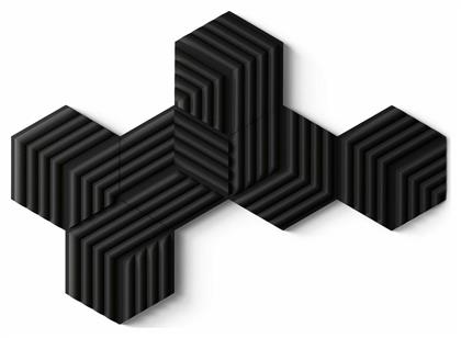 Corsair Panels Starter Σετ Ηχοαπορροφητικών (6τμχ) σε Σχέδιο Wave 49.1cm x 42.6cm x 47mm
