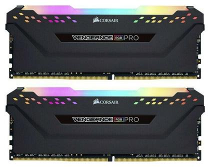 Corsair Vengeance RGB Pro 16GB DDR4 RAM με 2 Modules (2x8GB) και Ταχύτητα 3000 για Desktop