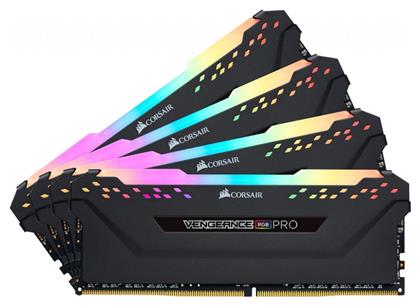 Corsair Vengeance RGB Pro 32GB DDR4 RAM με 4 Modules (4x8GB) και Ταχύτητα 3600 για Desktop