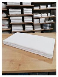 Cozy Cotton Ξενοδοχειακό Πατάκι Μπάνιου Λευκό Βαμβακερό Διπλή Κορνίζα 50x75εκ. με Βάρος 700gsm