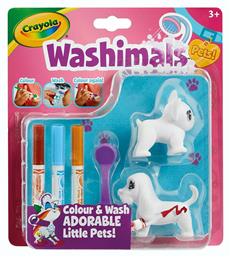 Crayola Ζωγραφική Blister Pack Washimal Pets Dogs για Παιδιά 3+ Ετών (Διάφορα Σχέδια) 1τμχ