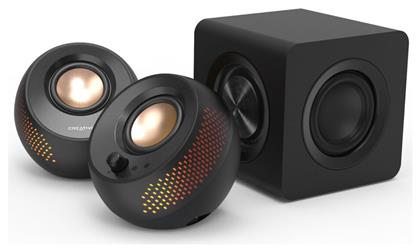 Creative Pebble X Plus 2.1 με Ισχύ 30W σε Μαύρο Χρώμα