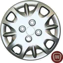 Croatia Cover Σετ Τάσια Αυτοκινήτου Fiat Punto I/Punto II/Albea/Panda 4τμχ 13'' Ασημί από το Saveltrade