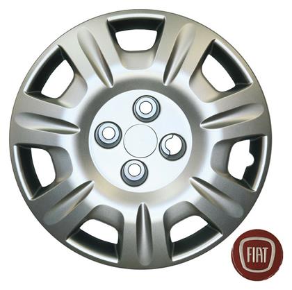 Croatia Cover Σετ Τάσια Αυτοκινήτου Fiat Punto/Palio/Albea/Doblo 4τμχ 14'' Ασημί από το Saveltrade