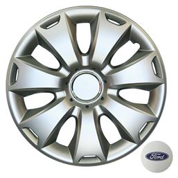 Croatia Cover Σετ Τάσια Αυτοκινήτου Ford Focus/ Mondeo/ C-max/ Galaxy 4τμχ 16'' Ασημί