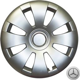 Croatia Cover Σετ Τάσια Αυτοκινήτου Mercedes V-Class / Vito W447 4τμχ 16'' Ασημί