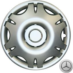 Croatia Cover Σετ Τάσια Αυτοκινήτου Mercedes Vito (W 639) / C-class (W 204 ) / A-class 4τμχ 15'' Ασημί