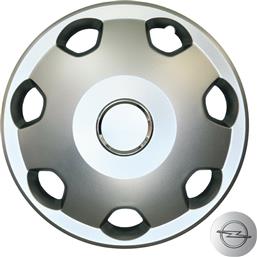 Croatia Cover Σετ Τάσια Αυτοκινήτου Opel Corsa C/Agila 4τμχ 13'' Ασημί από το Saveltrade