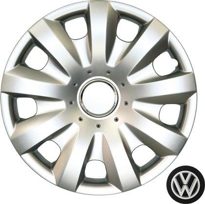 Croatia Cover Σετ Τάσια Αυτοκινήτου Volkswagen Touran/Caddy 4τμχ 15'' Ασημί από το Saveltrade