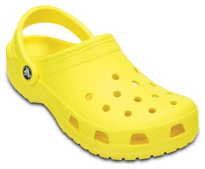 Crocs Classic Ανατομικά Σαμπό Κίτρινα