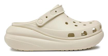 Crocs Classic Crush Ανατομικά Σαμπό Μπεζ