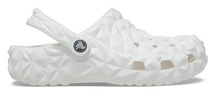 Crocs Classic Geometric Clog Σαμπό Λευκά