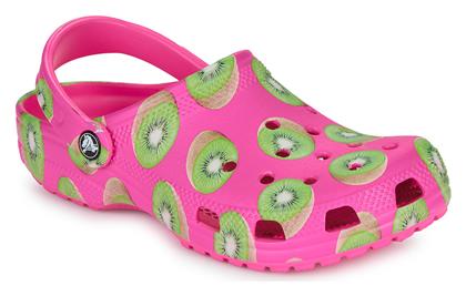 Crocs Classic Hyper Real Ανατομικά Σαμπό Ροζ από το MybrandShoes