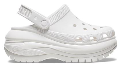 Crocs Classic Mega Crush Clog Ανατομικά Σαμπό Λευκά από το New Cult