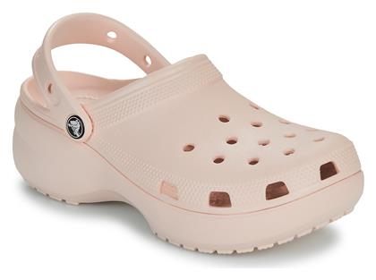 Crocs Classic Platform Clog Γυναικεία Σαμπό Ροζ