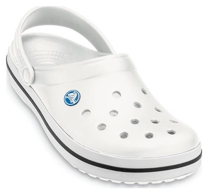 Crocs Crocband Ανατομικά Σαμπό Λευκά από το Epapoutsia