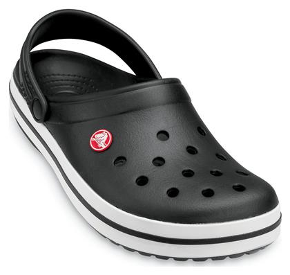 Crocs Crocband Ανατομικά Σαμπό Μαύρα