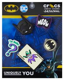 Crocs Jibbitz Charms 10011-809 Batman 5 Pack (πολύχρωμο) από το Spartoo