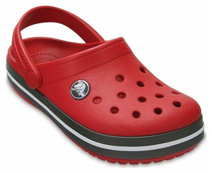 Crocs Παιδικά Ανατομικά Σαμπό Θαλάσσης Crocband Κόκκινα