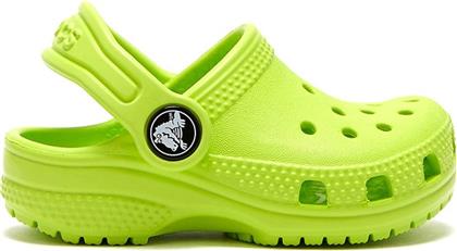 Crocs Παιδικά Σαμπό Θαλάσσης Πράσινα