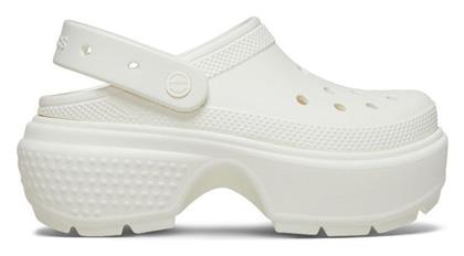 Crocs Stomp Clog Σαμπό Λευκά από το Spartoo