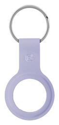 Crong Θήκη Μπρελόκ Σιλικόνης για AirTag Lavender από το Uniqueshop