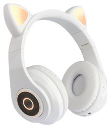 CTX-B39 Cat Ear Led Wireless Over Ear Παιδικά Ακουστικά Λευκά