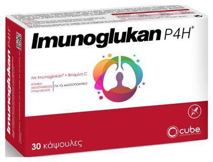 Cube Imunoglukan P4H Συμπλήρωμα για την Ενίσχυση του Ανοσοποιητικού 30 κάψουλες από το Pharm24