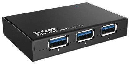 D-Link USB 3.0 Hub 4 Θυρών με σύνδεση USB-A και Εξωτερική Παροχή Ρεύματος