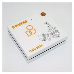 D8 Λάμπες H4 LED Ψυχρό Λευκό 2τμχ