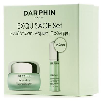 Darphin Exquisage Σετ Περιποίησης για Αντιγήρανση & Λάμψη με Lip Balm , Κρέμα Ματιών & Κρέμα Προσώπου 50ml